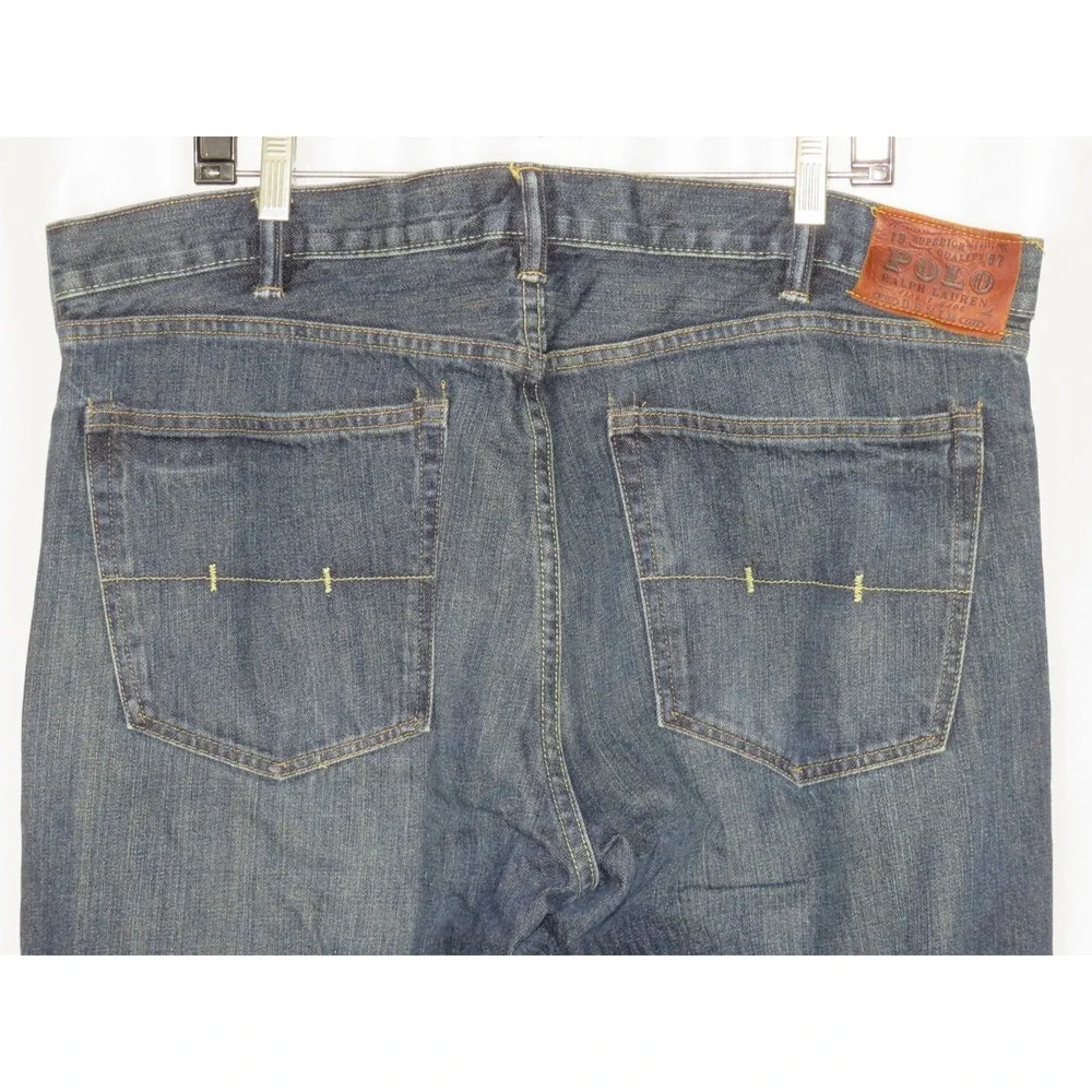 Polo Ralph Lauren 100% Cotton Medium‎ 867 Classic Fit Denim Jeans Men's 38 X 30